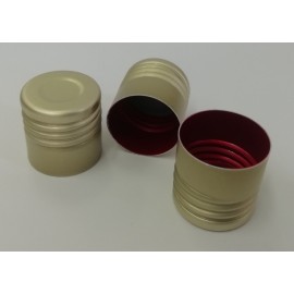 16 mm aluminium screw cap, suitable for vials and tubes with a capalu-16 screw thread