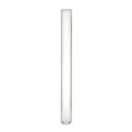 Ronde bodem testbuizen met parafine 20ml, helder soda-lime glas Ø15,65X124X0.55MM