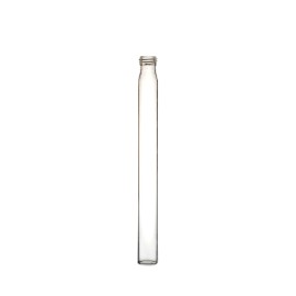 Schroefbuis 8 ml, helder soda-lime glas, ø16.00x75x1.05mm